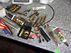 B543 gun cleaning kit in carrying case for all types of guns