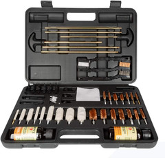 Deluxe Gun Cleaning Kit – 62 Piece Universal Cleaning Kit for Pistols, Rifles, &