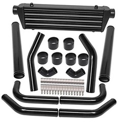 28″ x 7″ x 2.5″ Universal Intercooler Kit with Intercooler + 2.5″ 8pcs Bent