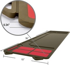 Raiseek Rifle Shotgun Cleaning Mat, Premium Large Magnetic Pad With Organizer Pa