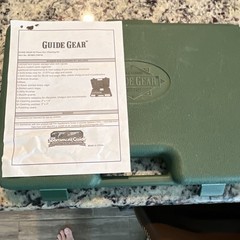 Guide Gear 62pc Gun Cleaning Kit Deep Cleaning Green Case Handle MPN 591865