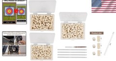 Effortless .177 Caliber Airgun Cleaning Pellets & Brass Brush – 200 Wool Pellets
