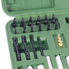 Universal Gun Cleaning Kit – Tips & Jags From High Quality Brass & Nylon Plastic