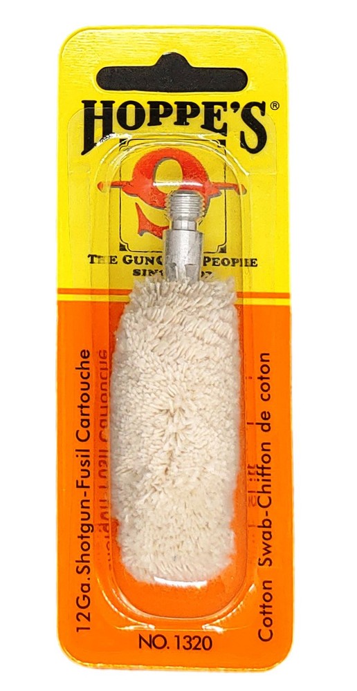 Hoppes Hunting Gun Cleaning Cotton Swab 12 Gauge 1/ea 1320