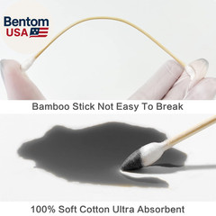 400 (800 Tips) 6-Inch Precision Gun Cleaning Swabs – Lint-Free Double-Ended Cott