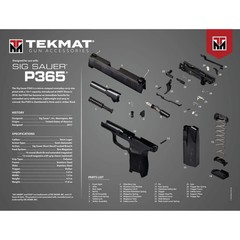 TekMat Ultra Premium Gun Cleaning Mat – 20″ X 15″ – Sig Sauer P365