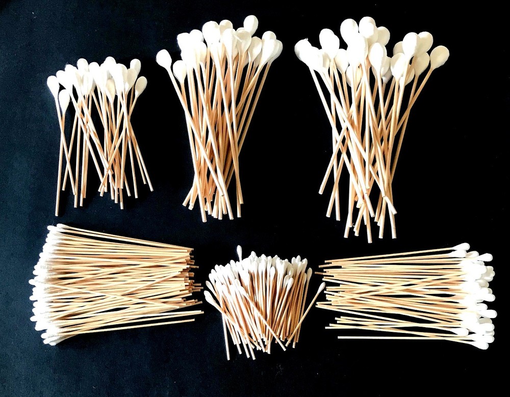 IIT 325PC BAMBOO COTTON SWABS TIPS ASSORTMENT DETAILING CLEANING Q GUN #99858