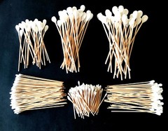IIT 325PC BAMBOO COTTON SWABS TIPS ASSORTMENT DETAILING CLEANING Q GUN #99858