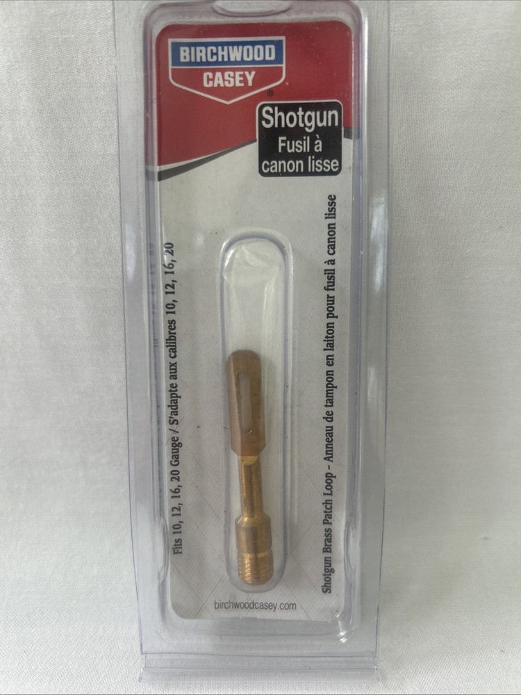 Birchwood Casey Shotgun Brass Patch Loop 10,13,16,20ga 41372. H39-40