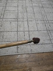 Three Pice Wood And Brass Antique Bore Cleaner