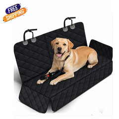 Waterproof Pet Car Back Seat Cover Hammock Non Slip Travel Mat for Dogs SUV