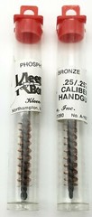 Lot of 2 KleenBore .25/.257 Caliber Handgun Brushes, Bronze, A-162
