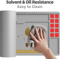 Durable Oil-Resistant Gun Cleaning Mat – 36″x13″ Non-Slip for Rifles & Pistols