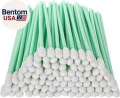 200 Pcs Foam Swab Cleaning Swabs, 6.4 Inch Multi-Purpose Tips for Gun, Painting,