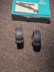 Vintage STEYR Mannlicher Homeguard CG80 SET Old STYLE 1 in Rings Bases Austria