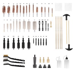 New Universal Gun Rifle Pistol Handgun Shotgun Firearm Cleaning Kit Set w/Case