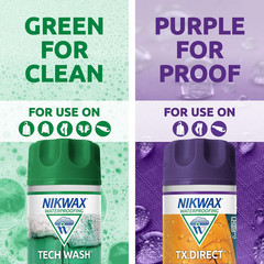 Nikwax Hardshell Cleaning & Waterproofing Duo-Pack
