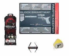 Real Avid Glock Cleaning Kit with Gun Boss, 4-in-1 Tool, Smart Mat & Field Guide