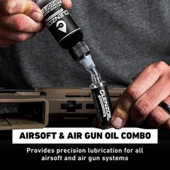 Clenzoil Airsoft & Air Gun Oil – 2 oz Combo Airsoft Oil – for Air Rifles & Ai