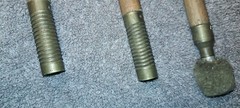 Vintage Gun Cleaning Rod – Wood & Brass – Two Rods Two Tips