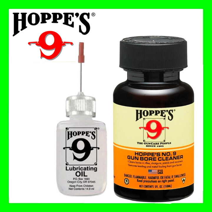 Hoppe’s No.9 Solvent Bore Cleaner Lubricating Needle Oiler Pistol, Rifle Shotgun