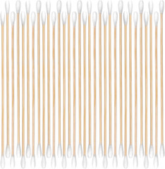 400/200 Ct 6 Inch Double-Ended Gun Cleaning Swabs with Bamboo Sticks – Ideal for