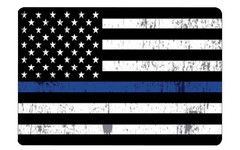 Rogue River Tactical Thin Blue Line Flag Gun Cleaning Mat Bench Pad Gift for …