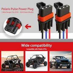 PCS Polaris Pulse Bar Pigtail Connector Kit – Universal Plug-and-Play 12
