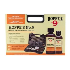 Hoppe’s 62108 Deluxe Gun Cleaning Kit 62-Piece Universal Firearm Hard Case Kit