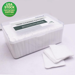 1000 Gun Cleaning Patches 2 Inch Cotton Lint Free for Pistol Rifle Firearms