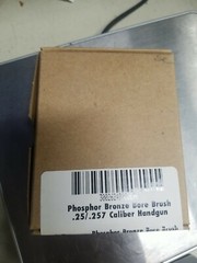 Box of 5 Kleen Bore Phosphor Bronze Bore Cleaning Brush .25/.257 caliber handgun