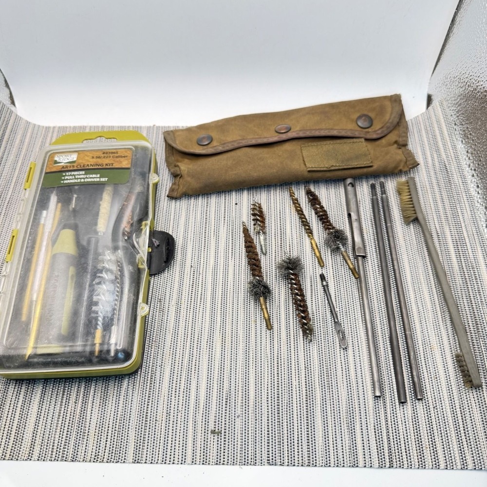 Sport Ridge Rifle Cleaning Kit 5.56 .223 Caliber 17pc Tool Set with Canvas Pouch