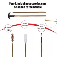 43Pcs .22 22LR .223 556 Rifle Gun Field Cleaning Kit Cleaner