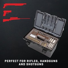 Allen Company Universal Gun Cleaning Kit and Tool Box – Rifle, Shotgun, and