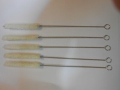 HIGHTBRUSH 35180 1/2” X 8” COTTON TWISTED TUBE SPIRAL STRAW BRUSH 5 PACK