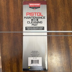 Birchwood Casey BC-30250 Pistol Cleaning Mat 17×11 Black/Red Rubber