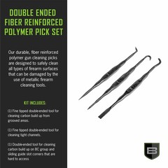 Fiber Reinforced Polymer Picks – 3 Pack w/ Sleeve