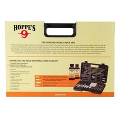 Hoppe’s 62108 Deluxe Gun Cleaning Kit 62-Piece Universal Firearm Hard Case Kit
