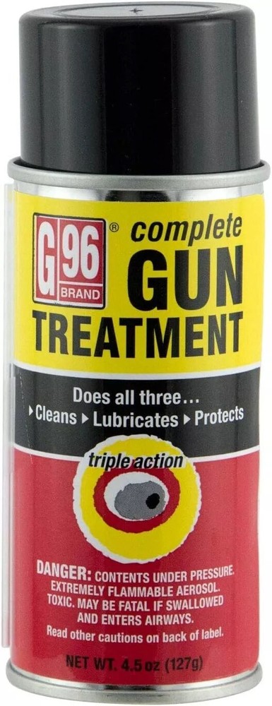 New G96 Gun Treatment Cleans Lubricates Protects Firearms 4.5 oz Aerosol – 1055