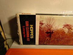 Hoppes Cleaning Kit VINTAGE With Storage Box Orange
