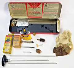 VINTAGE Outers Gunslick Rifle Kit No. 477 Tin 22 Cal .22 Gun Cleaning Kit