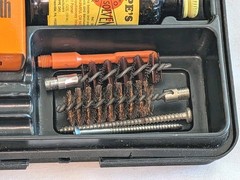 NOS Unused Vintage HOPPE’S GUN CLEANING KIT with Storage Box / Case