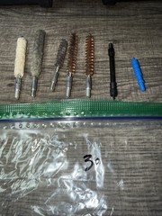 Gun Cleaning Brushes Mops Lube Cleaner .22 .30 .357 .45 .38 .243 .270 Shotgun