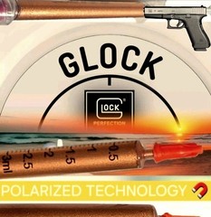 COPPER COLORED GLOCK PISTOL LUBRICANT in LARGE APPLICATOR 3ML