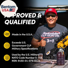 3-In-1 CLP Gun Oil, Lubricates & Preserves All Types of Firearms, Military-Grade