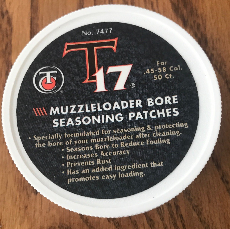 Thompson/Center T17 Muzzleloader Bore Seasoning Patches REV 01-2012 Ships N 24h