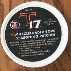 Thompson/Center T17 Muzzleloader Bore Seasoning Patches REV 01-2012 Ships N 24h