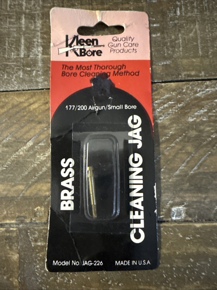 Quantity 2 Kleen-Bore Brass Airgun Jags.177 .20 .22 cal. JAG-226