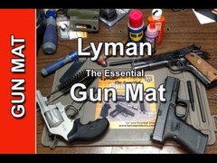 Lyman Gray Gun Cleaning Service Maintenance Rubber Mat for Glock Gift Dad