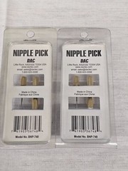 2 DAC Gunmaster Gun Cleaning Nipple Pick BNP-748 Tool